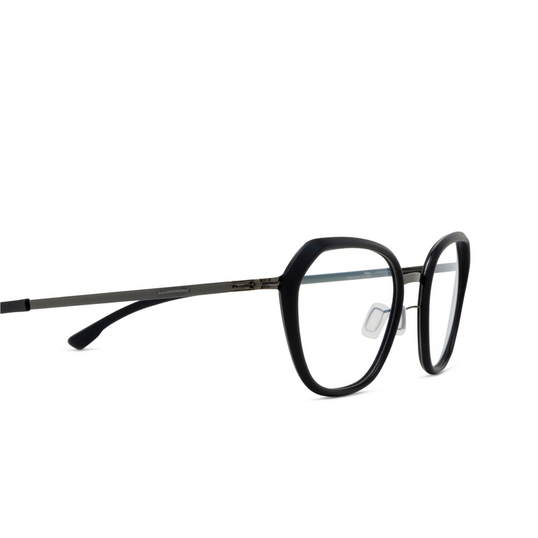 ic! berlin VAYU Eyeglasses GUNMETAL - BLACK MATT - 3/4