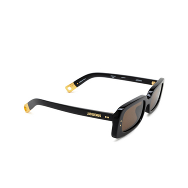 Jacquemus AZZURO Sunglasses 1 black - three-quarters view