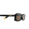 Jacquemus AZZURO Sunglasses 1 black - product thumbnail 3/4