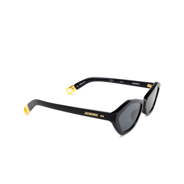 Jacquemus BAMBINO Sunglasses 1 black - three-quarters view