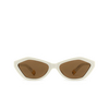 Jacquemus BAMBINO Sunglasses 3 white - product thumbnail 1/4