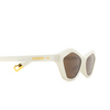 Jacquemus BAMBINO Sunglasses 3 white - product thumbnail 3/4