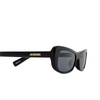 Lunettes de soleil Jacquemus CAPRI 1 black - Vignette du produit 3/4