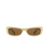 Lunettes de soleil Jacquemus CAPRI 4 beige - Vignette du produit 1/4