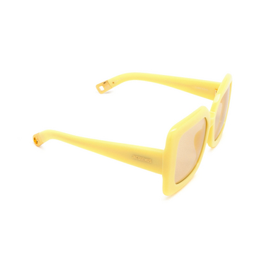 Jacquemus CARRE ROND Sunglasses 3 pear sorbet - three-quarters view
