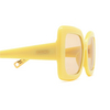 Jacquemus CARRE ROND Sunglasses 3 pear sorbet - product thumbnail 3/4