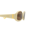 Jacquemus COLAPSO Sonnenbrillen 3 beige - Produkt-Miniaturansicht 3/4