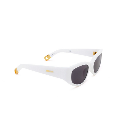 Jacquemus GALA Sunglasses 2 white - three-quarters view