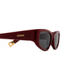 Gafas de sol Jacquemus GALA 3 burgundy - Miniatura del producto 3/4