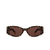 Gafas de sol Jacquemus OVALO 2 leopard - Miniatura del producto 1/4