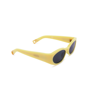 Jacquemus OVALO Sunglasses 4 yellow - three-quarters view