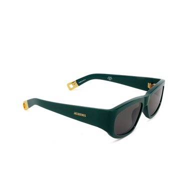 Jacquemus PILOTA Sunglasses 3 green - three-quarters view