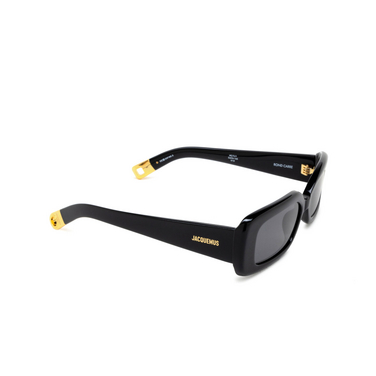 Jacquemus ROND CARRE Sunglasses 1 black - three-quarters view