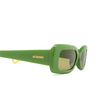 Lunettes de soleil Jacquemus ROND CARRE 3 jade green - Vignette du produit 3/4