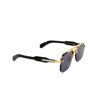 Jacques Marie Mage SILVERTON Sunglasses GOLD - three-quarters view