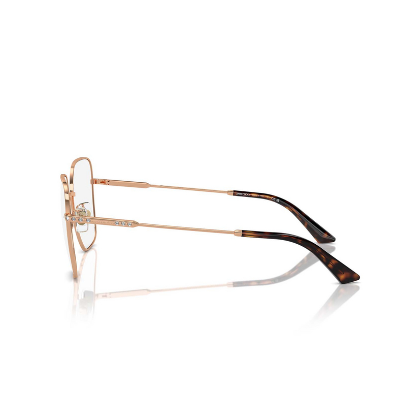 Jimmy Choo JC2001B Eyeglasses 3008 rose gold - 3/4