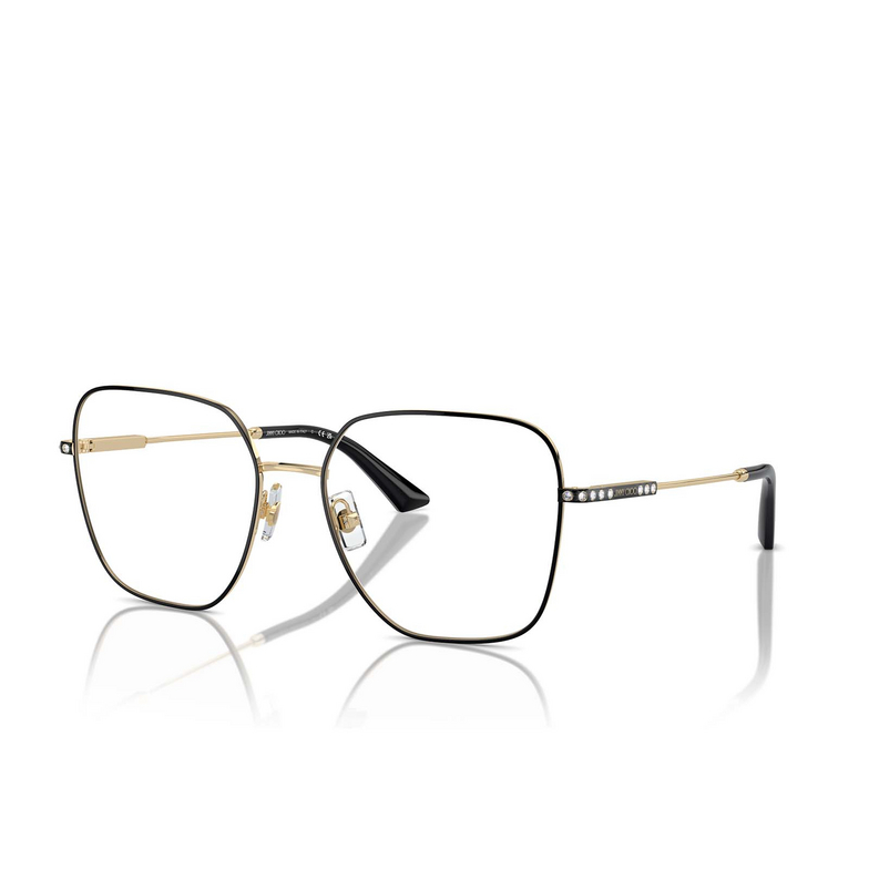 Gafas graduadas Jimmy Choo JC2001B 3010 pale gold / black - 2/4