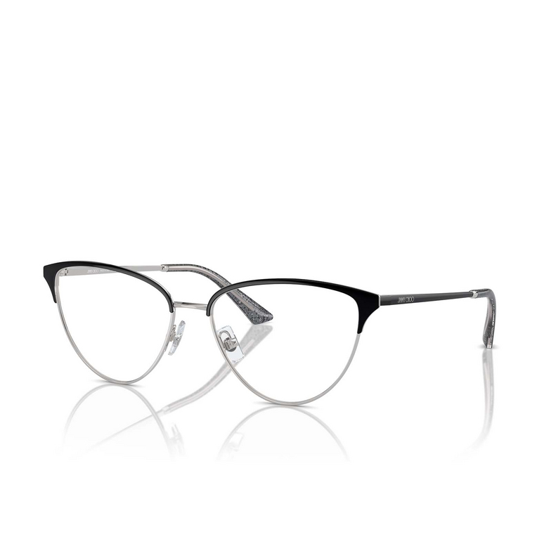 Jimmy Choo JC2002 Eyeglasses 3016 silver / black - 2/4