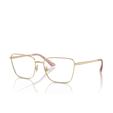 Jimmy Choo JC2003 Eyeglasses 3013 pale gold - three-quarters view