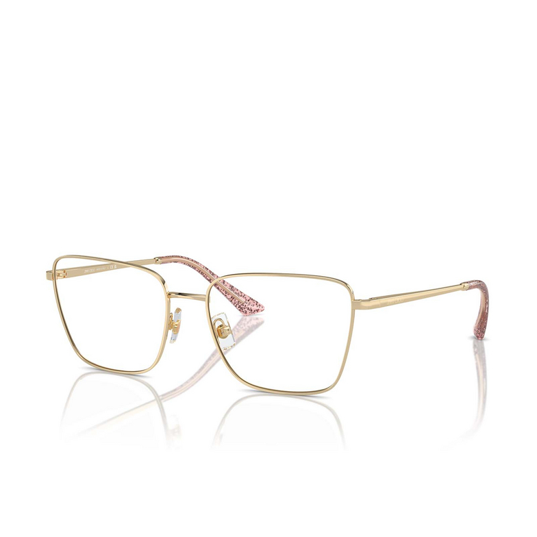 Lunettes de vue Jimmy Choo JC2003 3013 pale gold - 2/4