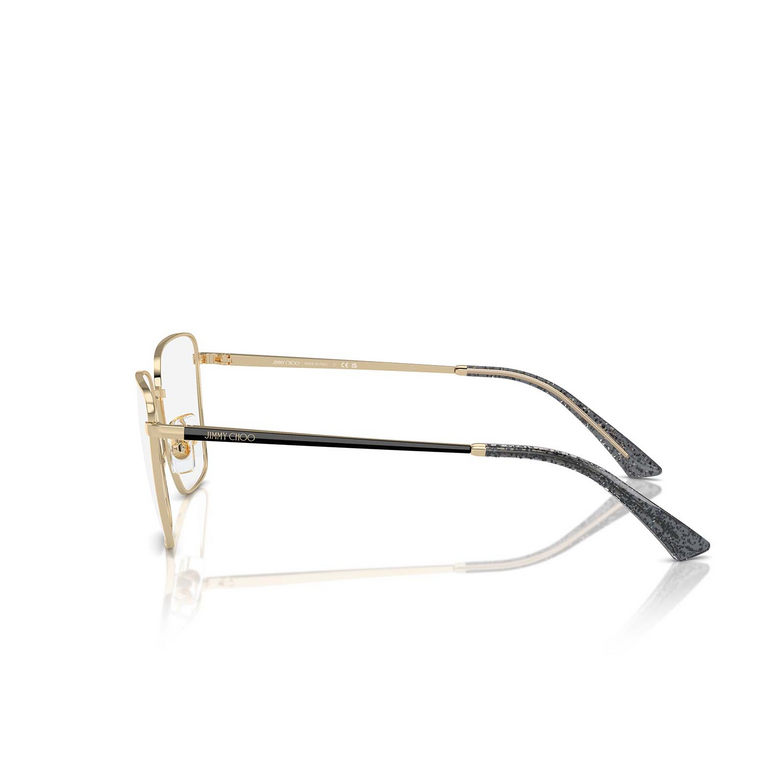 Jimmy Choo JC2003 Eyeglasses 3017 pale gold - 3/4