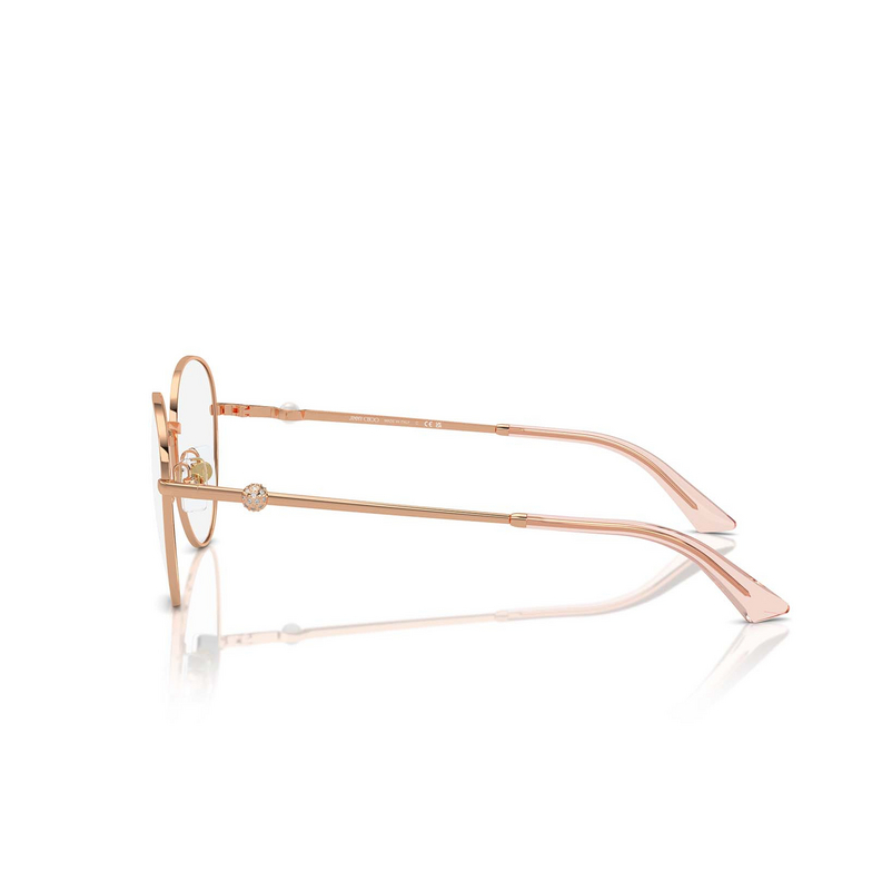 Jimmy Choo JC2004HB Eyeglasses 3008 rose gold - 3/4