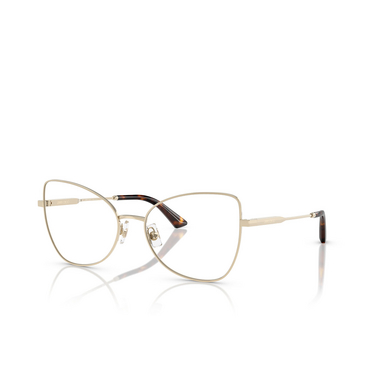 Jimmy Choo JC2006 Eyeglasses 3006 pale gold - three-quarters view