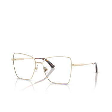 Jimmy Choo JC2007 Eyeglasses 3006 pale gold - three-quarters view