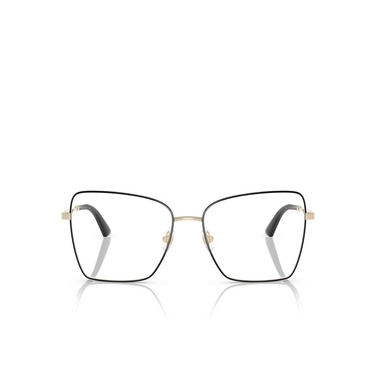 Jimmy Choo JC2007 Eyeglasses 3015 pale gold / black - front view