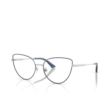 Jimmy Choo JC2008 Eyeglasses 3021 silver / blue - three-quarters view