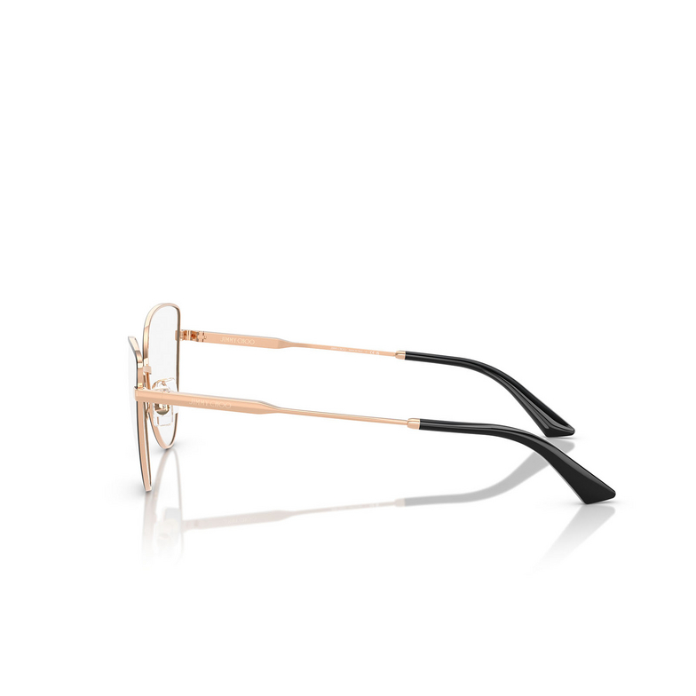 Gafas graduadas Jimmy Choo JC2008 3022 rose gold / black - 3/4