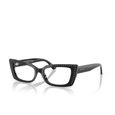 Jimmy Choo JC3018B Eyeglasses 5000 black / silver night - three-quarters view