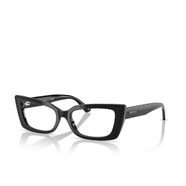 Jimmy Choo JC3018B Eyeglasses 5017 black / jet crystal - three-quarters view