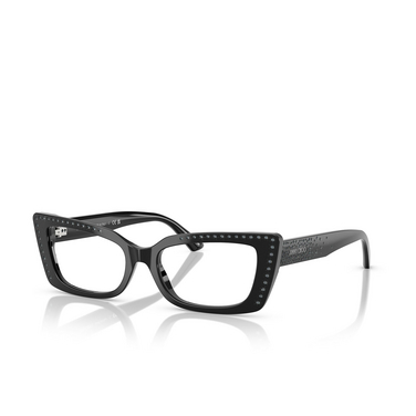 Jimmy Choo JC3018B Eyeglasses 5054 black / silver night - three-quarters view