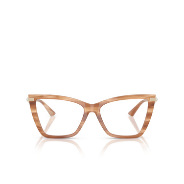 Gafas graduadas Jimmy Choo JC3020B 5055 striped havana glitter brown - Vista delantera