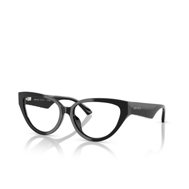 Jimmy Choo JC3023HU Eyeglasses 5000 black - three-quarters view