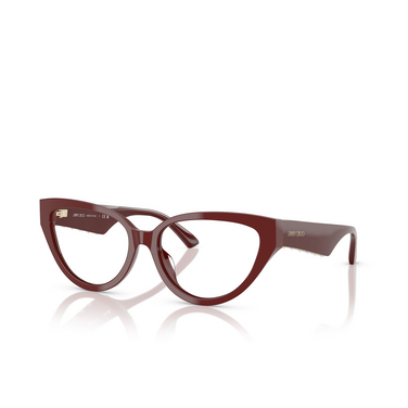 Jimmy Choo JC3023HU Eyeglasses 5057 red - three-quarters view