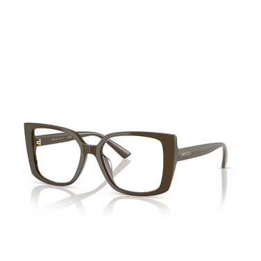 Gafas graduadas Jimmy Choo JC3024U 5060 caper green - Vista tres cuartos