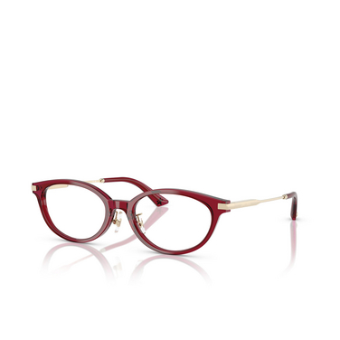 Jimmy Choo JC3029D Eyeglasses 5062 transparent red - three-quarters view