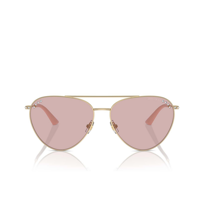 Lunettes de soleil Jimmy Choo JC4002B 3006/5 pale gold - 1/4