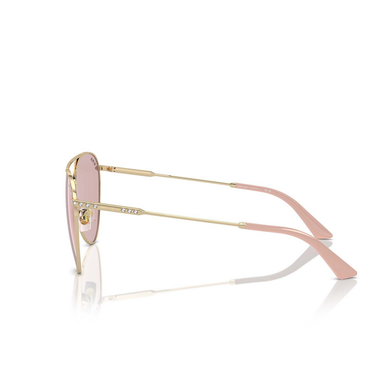 Jimmy Choo JC4002B Sunglasses 3006/5 pale gold - 3/4