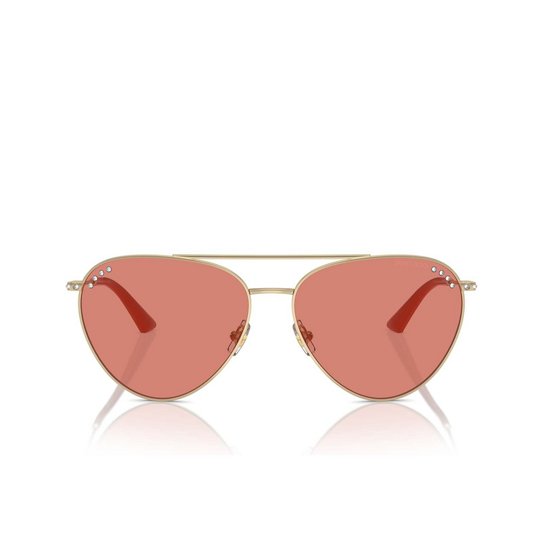 Lunettes de soleil Jimmy Choo JC4002B 300684 pale gold - 1/4