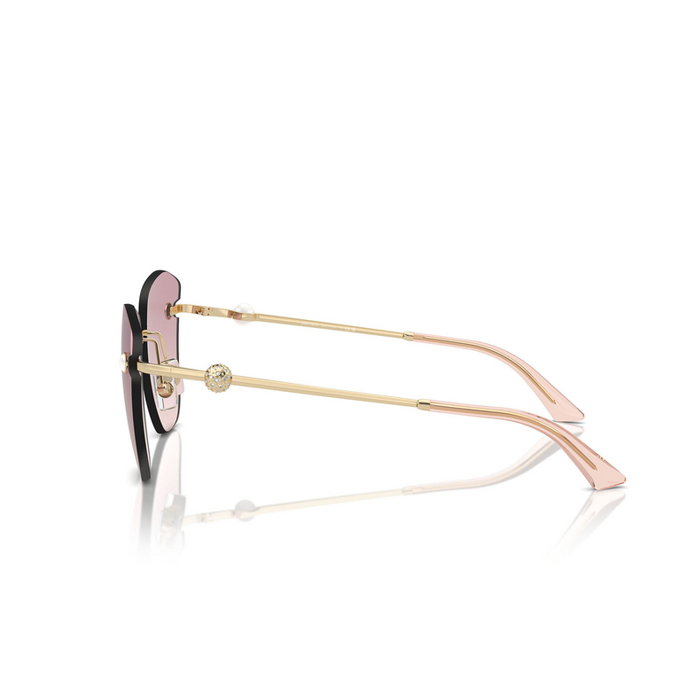 Lunettes de soleil Jimmy Choo JC4004HB 300668 pale gold - 3/4