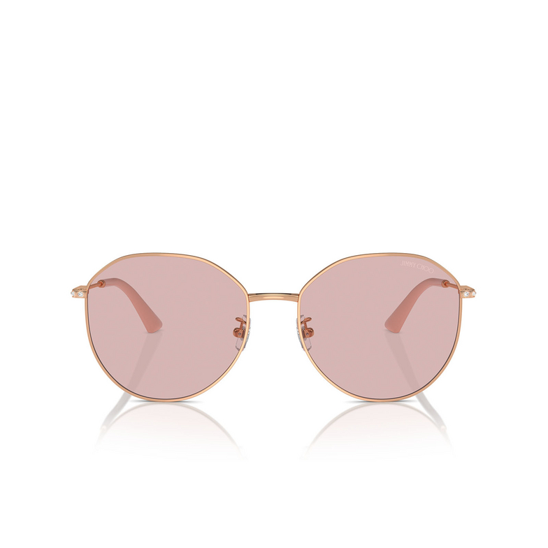 Lunettes de soleil Jimmy Choo JC4007BD 3008/5 rose gold - 1/4