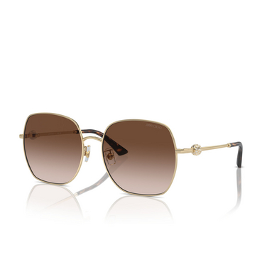 Lunettes de soleil Jimmy Choo JC4008HD 300613 pale gold - Vue trois quarts