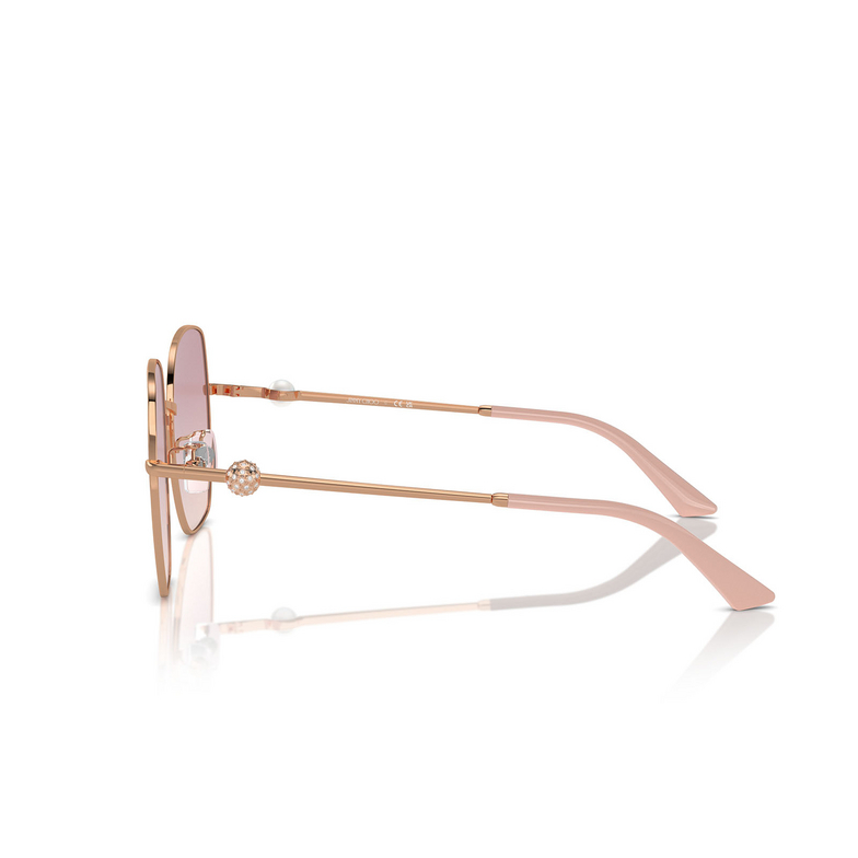 Gafas de sol Jimmy Choo JC4008HD 300868 rose gold - 3/4