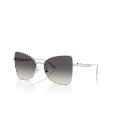 Jimmy Choo JC4010B Sunglasses 30028G silver - three-quarters view