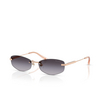 Lunettes de soleil Jimmy Choo JC4013D 30088G rose gold - Vignette du produit 2/4