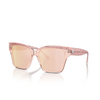 Gafas de sol Jimmy Choo JC5003 5039/Z transparent pink glitter - Miniatura del producto 2/4