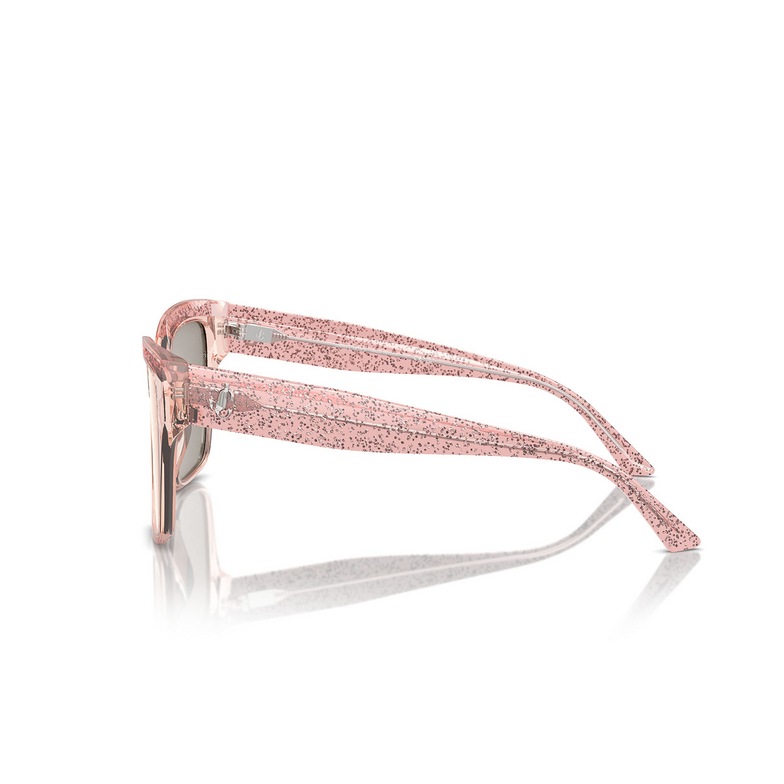 Gafas de sol Jimmy Choo JC5003 5039/Z transparent pink glitter - 3/4